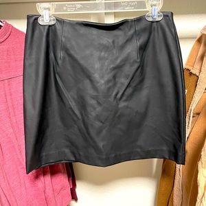 Altard State black leather skirt